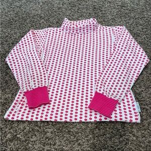 Gymboree vintage 100% cotton floral print turtleneck, kid size XXL